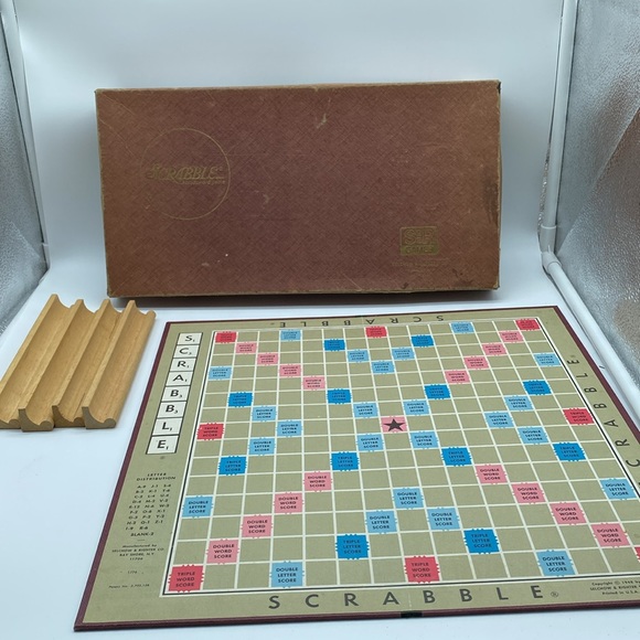 Vintage Scrabble Board Game Selchow & Righter Co. 1948 - Picture 5 of 15